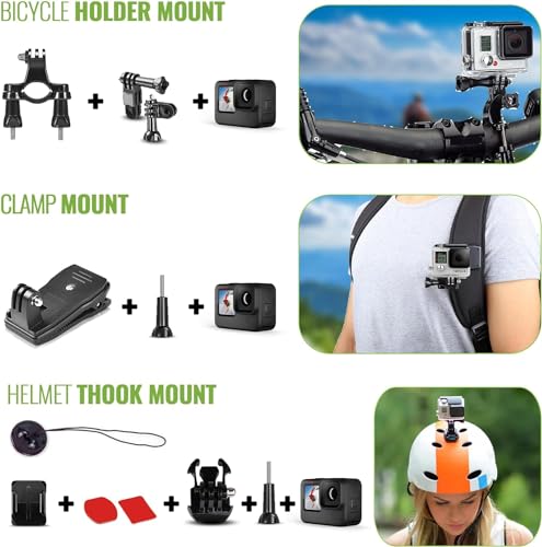 Compact Waterproof Action Camera with 4K Ultra HD Video I4146