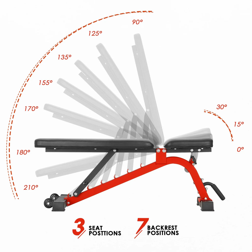 2000lbs Squat Rack with Weight Bench Combo S7138