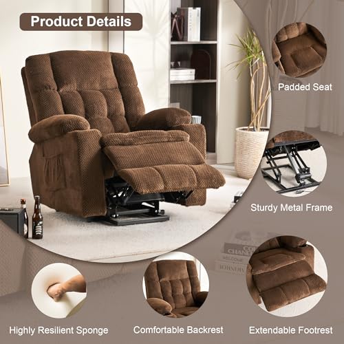 Power Lift Recliner Chair with Massage and Heating X775