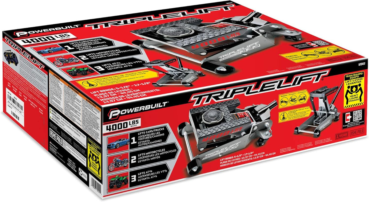 Heavy Duty 4000 lb Triple Lift Jack L9884