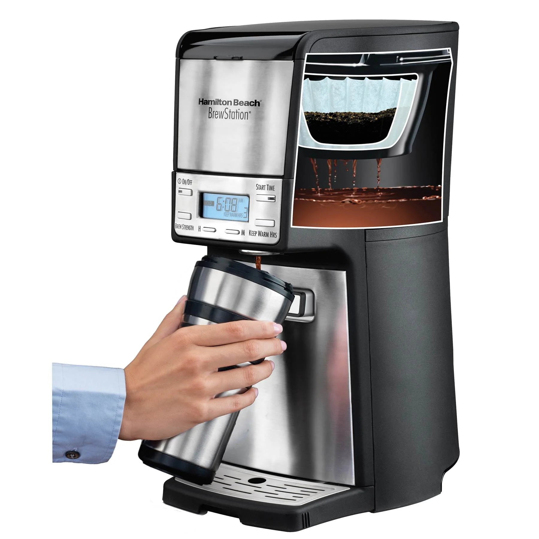 12 Cup Programmable Coffee Maker L585121