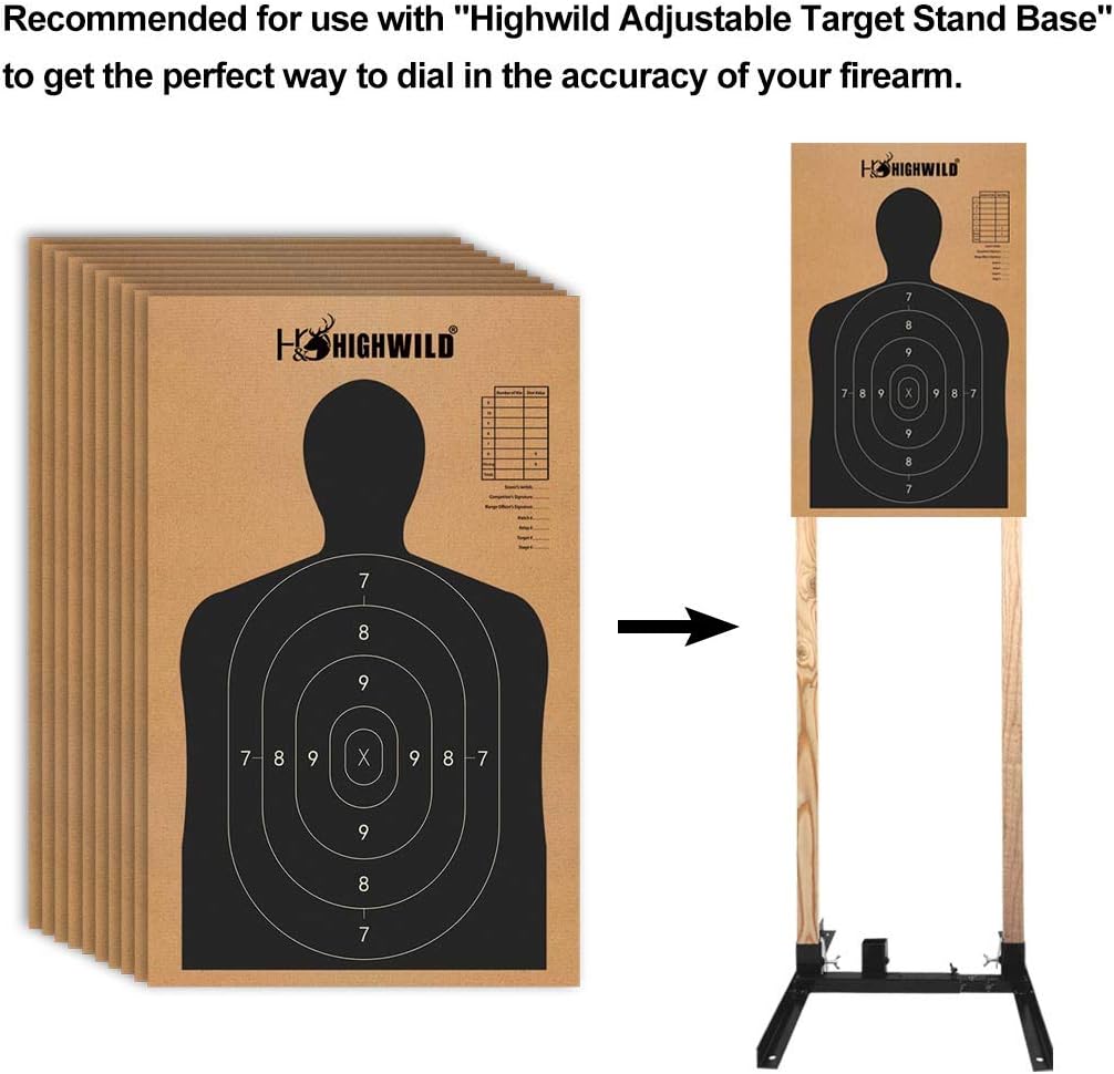 18 X 30 Cardboard Paper Targets (Pack of 25) O8044