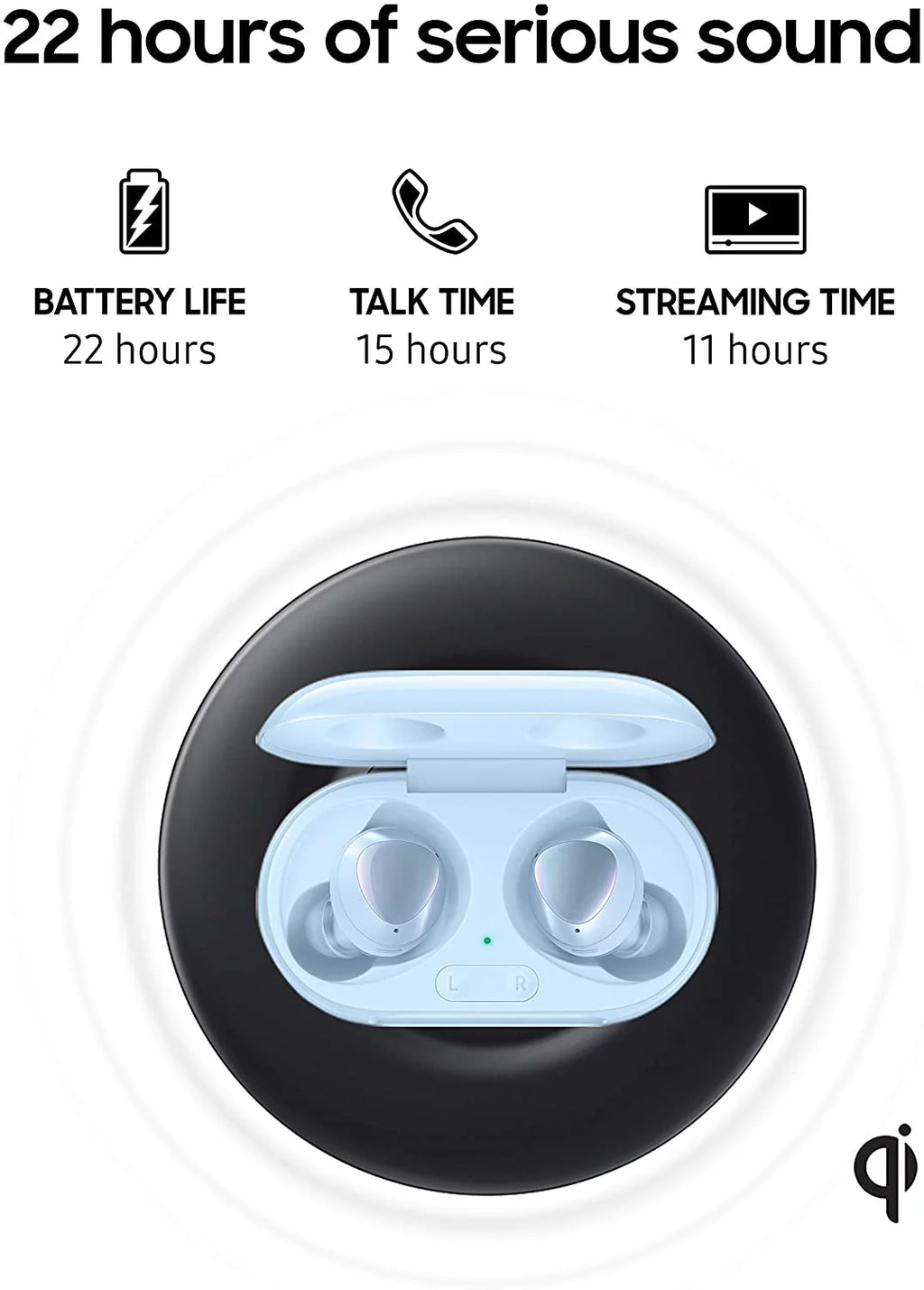 True Wireless Earbud Headphones with Active Noise Cancelling - BLUE N918867