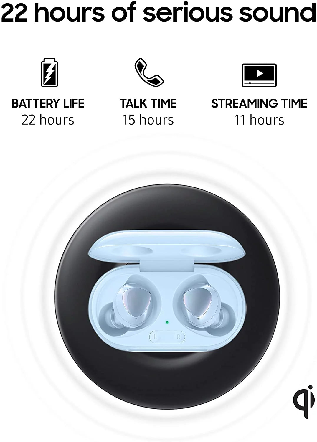 True Wireless Earbud Headphones with Active Noise Cancelling - BLUE N918867