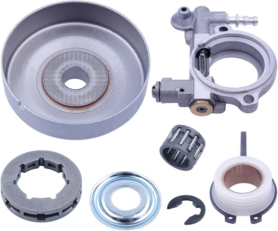 Cylinder Head Engine Motorcycle Parts Oil Pump Sprocket Clutch Drum Rim Kit .325-7T 19mm Worm Gear V5277