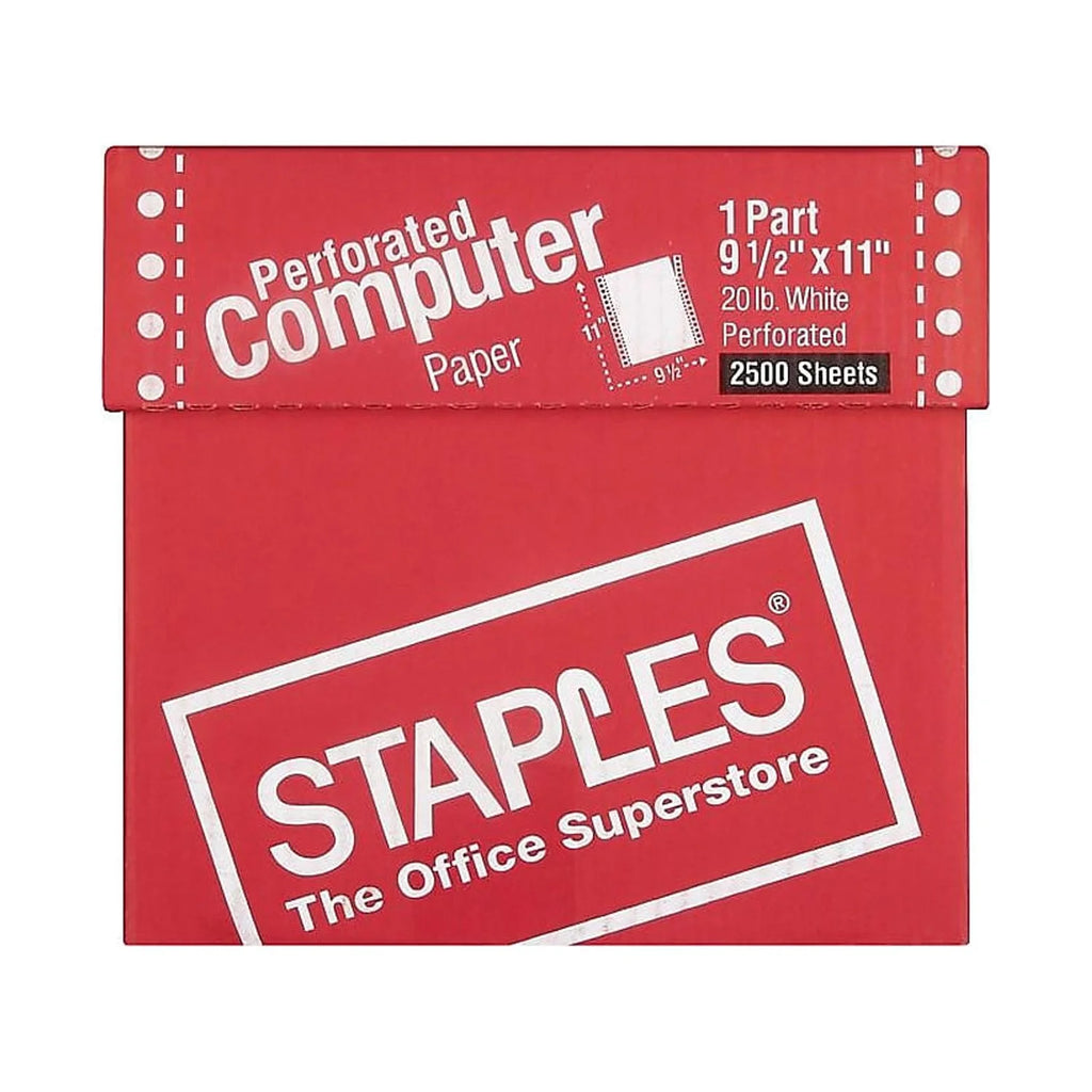 9.5" x 11" Continuous Paper 20 Lbs. 92 Brightness 2500/CT C751