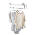 Stainless Steel Clothes Rail Retractable Closet Pull Out Rod 46x14x10cm I391778