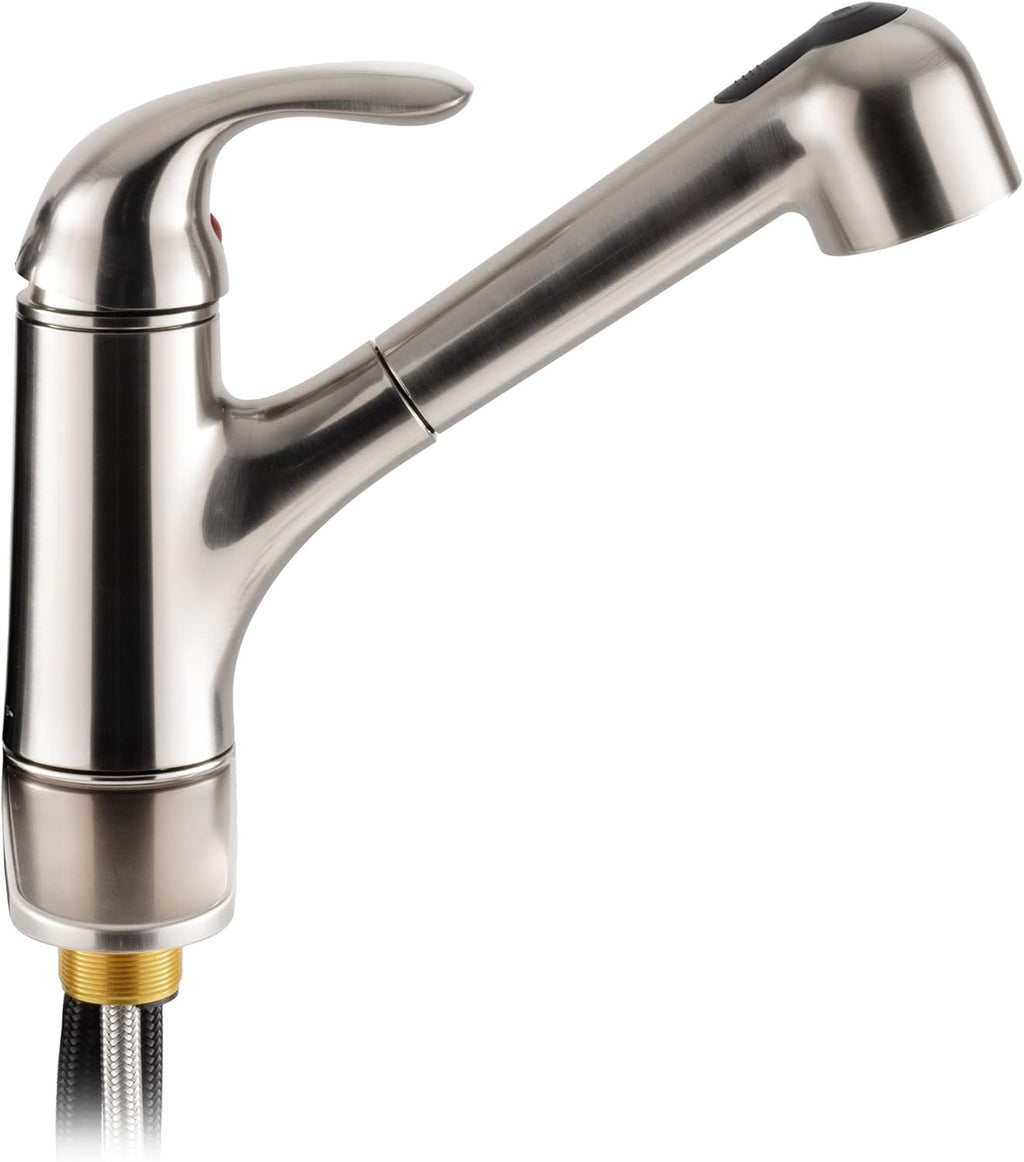 RV Kitchen Pull Out Faucet Brushed Nickel C607927