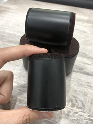 4" Self Adhesive Black Furniture Risers V953