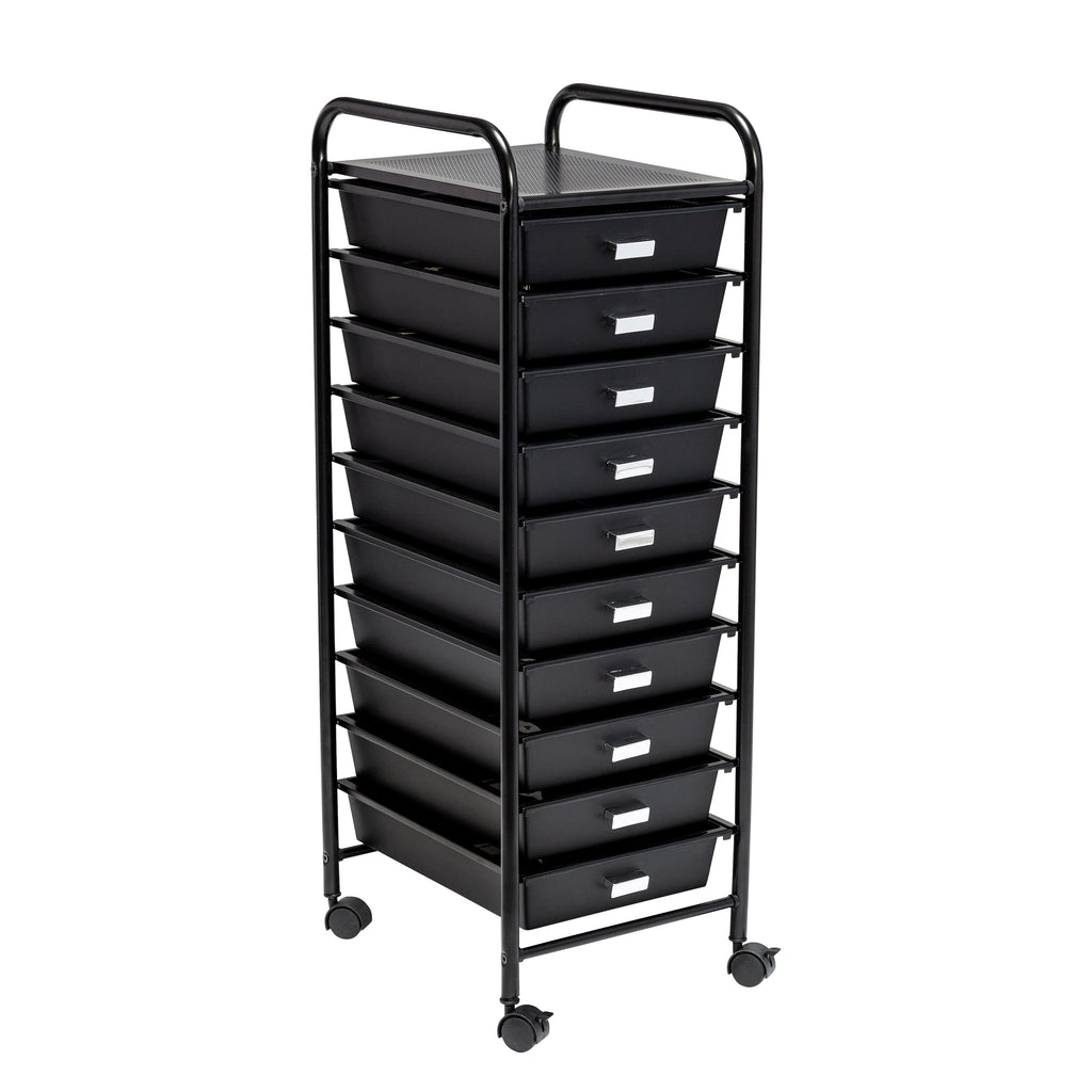 10-Drawer Multi-Color Rolling Cart X176