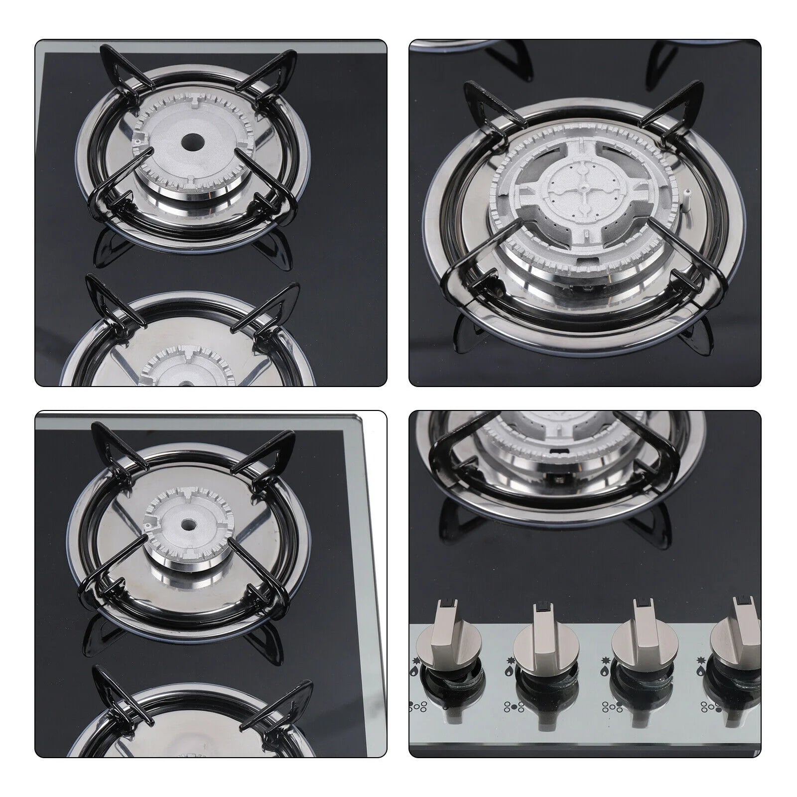 30" 5 Burner Gas Cooktop with Tempered Glass P8046