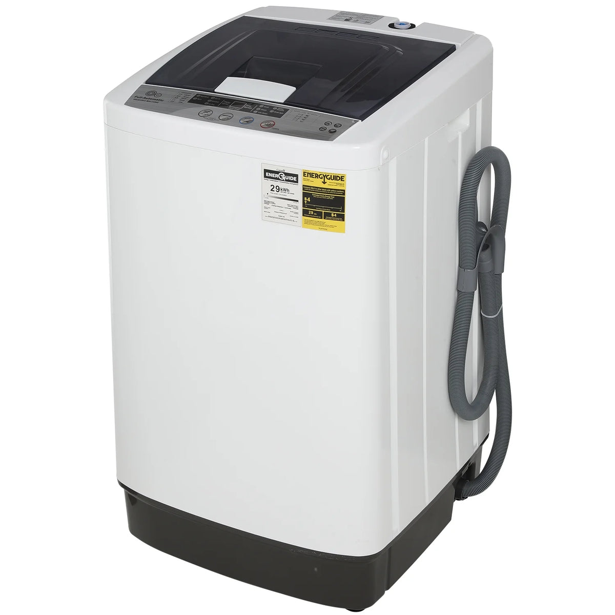 17.8 lb. Capacity Portable Washer and Dryer Combo with Clear Lid R329694
