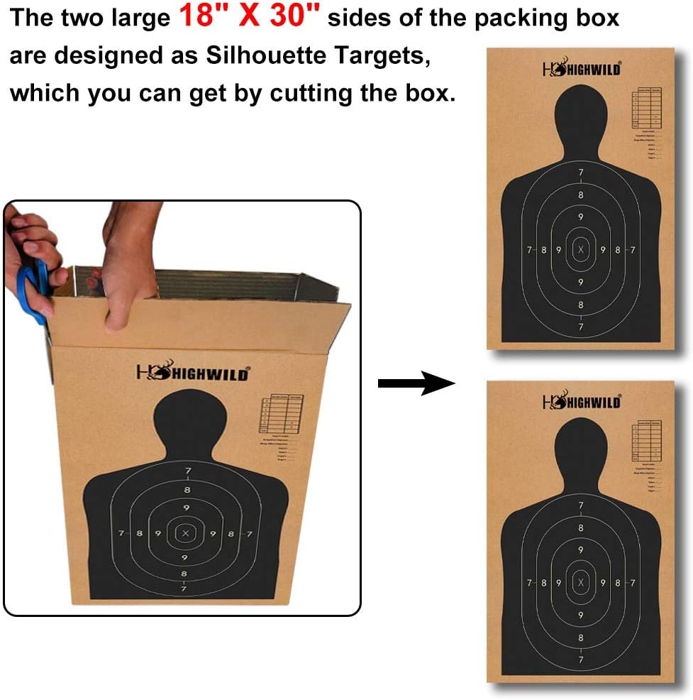18 X 30 Cardboard Paper Targets (Pack of 25) O8044