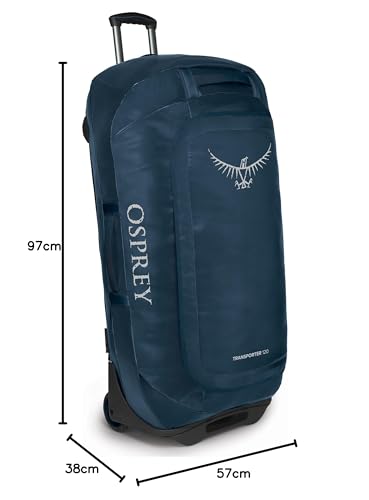 Black 120L Wheeled Travel Duffel Bag V1689