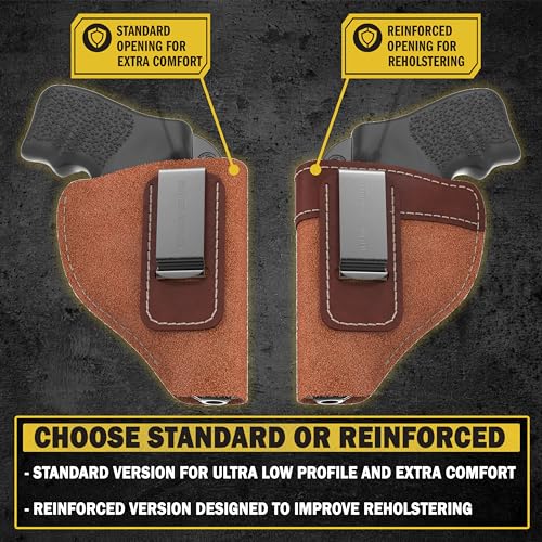 Suede Leather Revolver Holster for .38 Special & J Frame Revolvers D88906