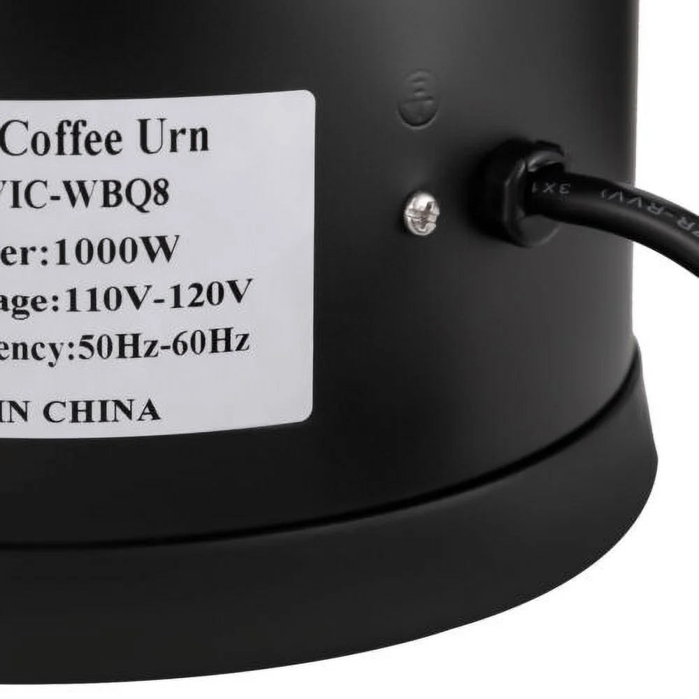 8L/270Oz Stainless Steel Electric Coffee Urn J745123