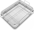 Stainless Steel Air Fryer Basket and Tray Set, 15.4" x 11.5" F9408