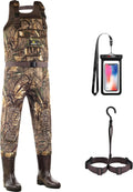 Waterproof Neoprene Camo Chest Waders with Boots E2463