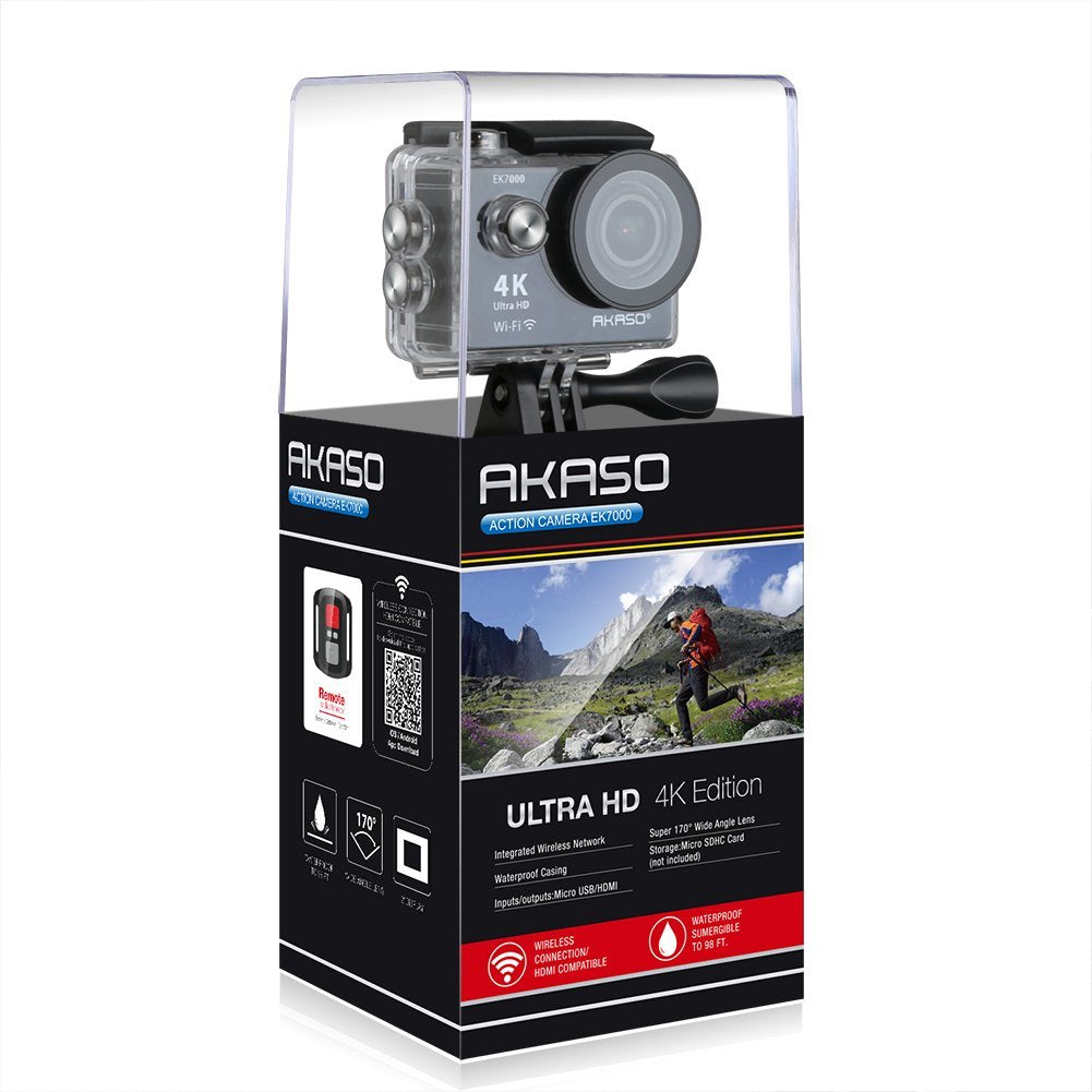 4K Waterproof Action Camera with Wireless Remote N285138