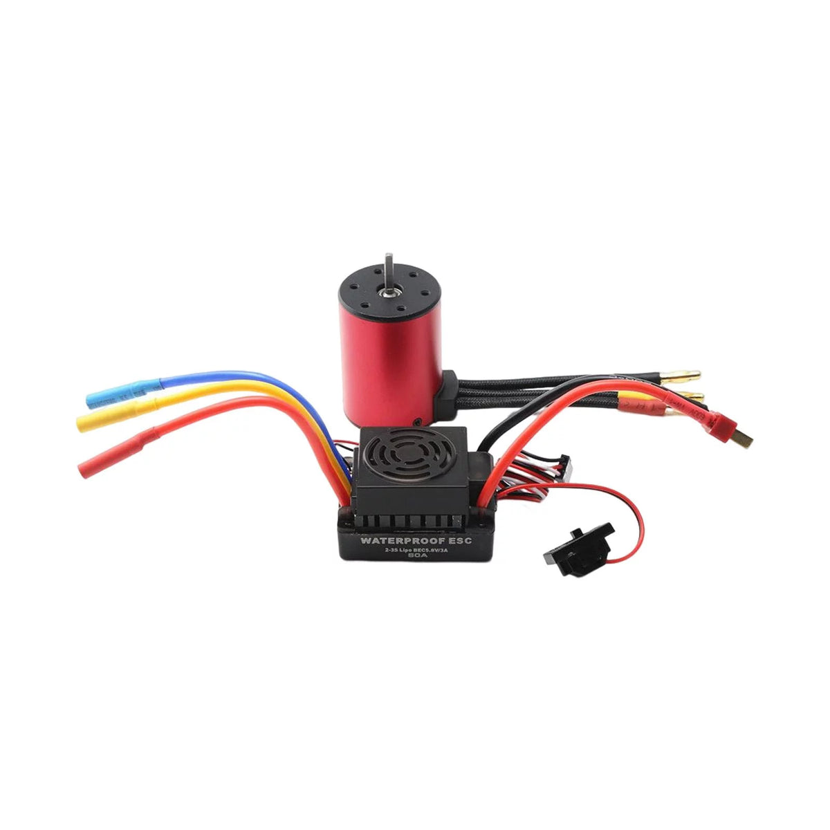 Waterproof Brushless Motor 60A ESC 50Mmx36mm 4 Poles 2300kv J696