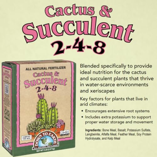 All Natural Cactus & Succulent Fertilizer, 1 Pound O96279