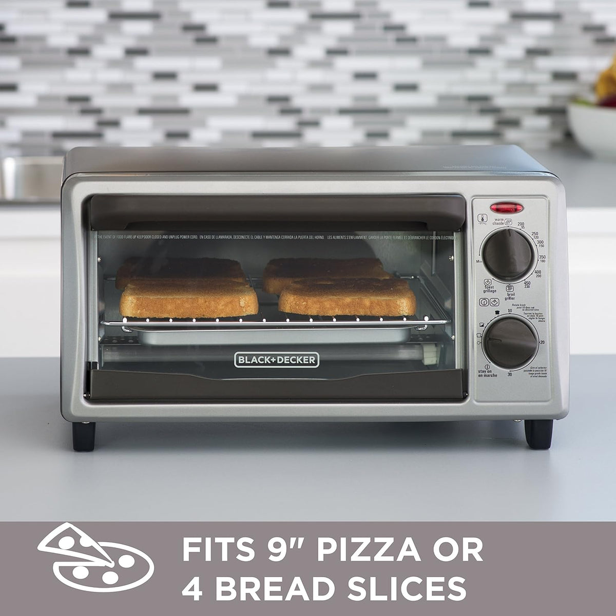 4-Slice Stainless Steel Toaster Oven M420