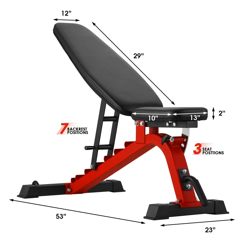 2000lbs Squat Rack with Weight Bench Combo S7138