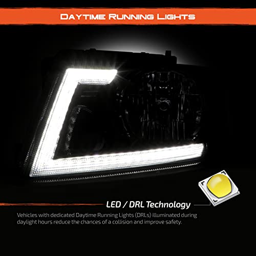 Chrome Headlights for Ford F150 Lincoln Mark LT Pickup Truck X6113