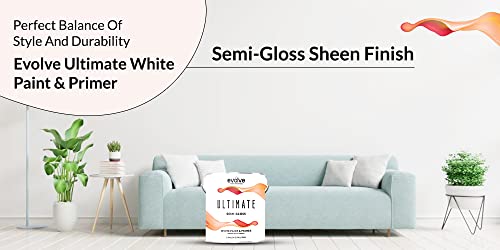 White Flat Interior Exterior Paint, 1-Gallon I866933