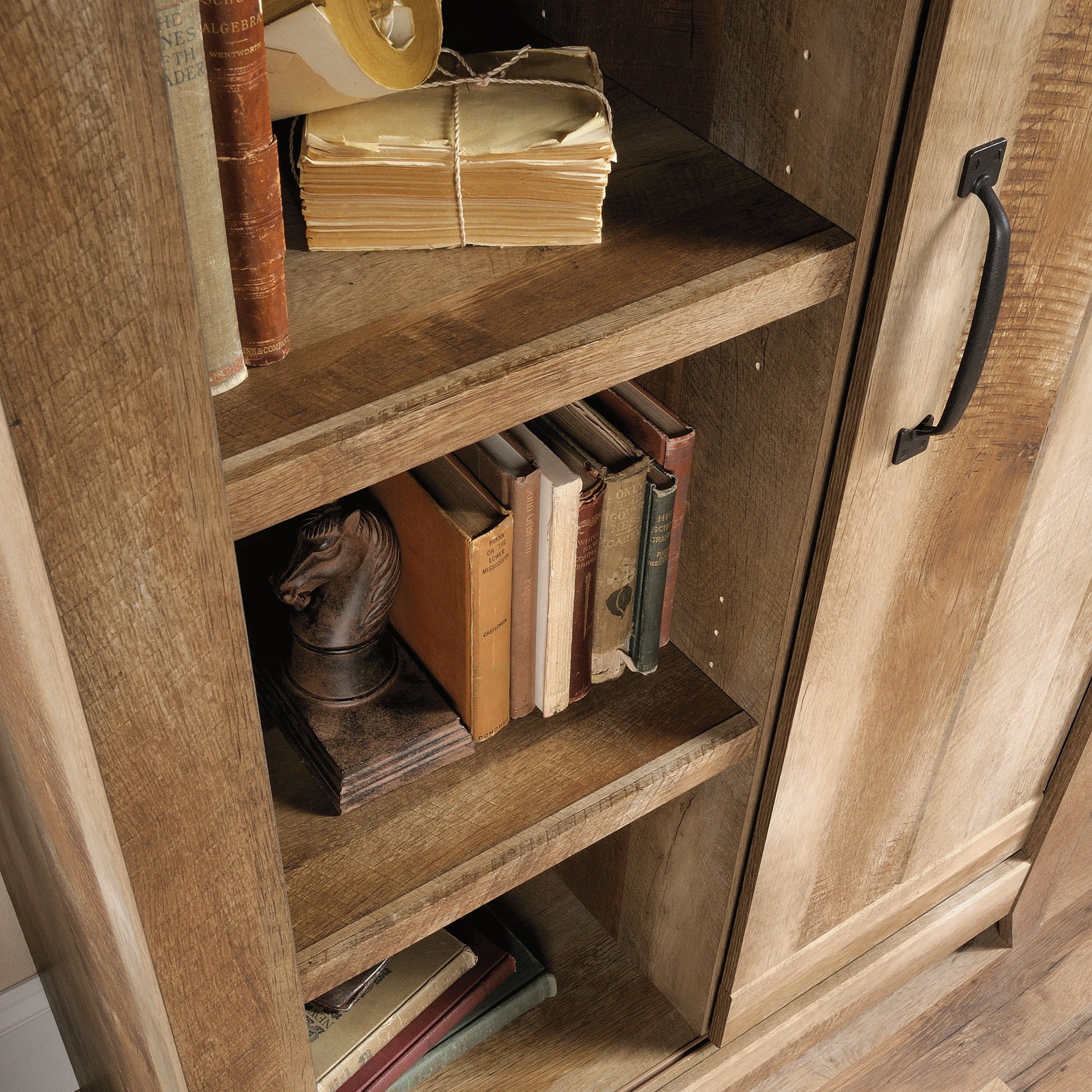 Craftsman Oak Storage Cabinet Y380202