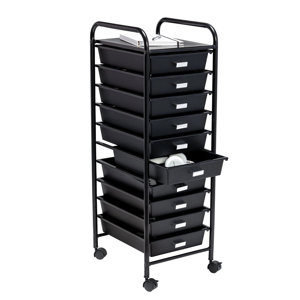 10-Drawer Multi-Color Rolling Cart X176