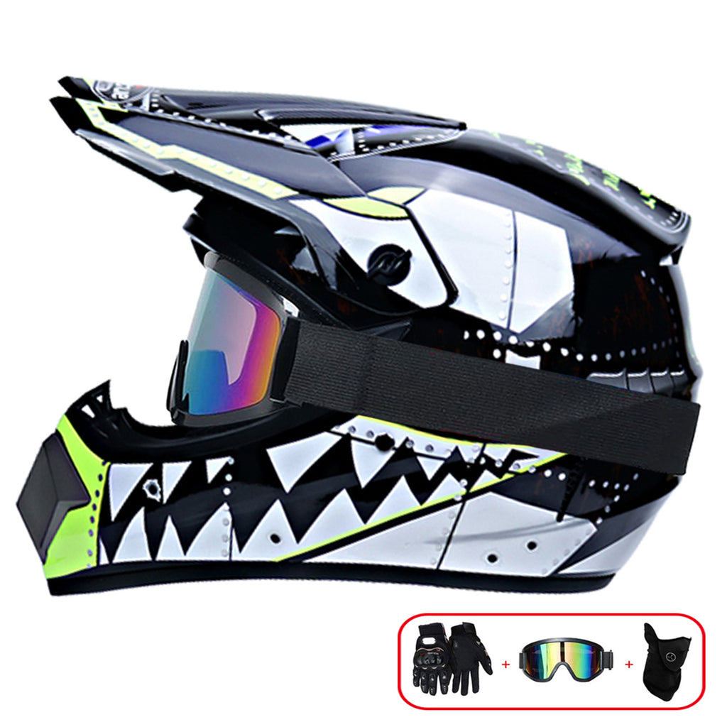 Full Face Motorcycle Crash Helmet Y4525