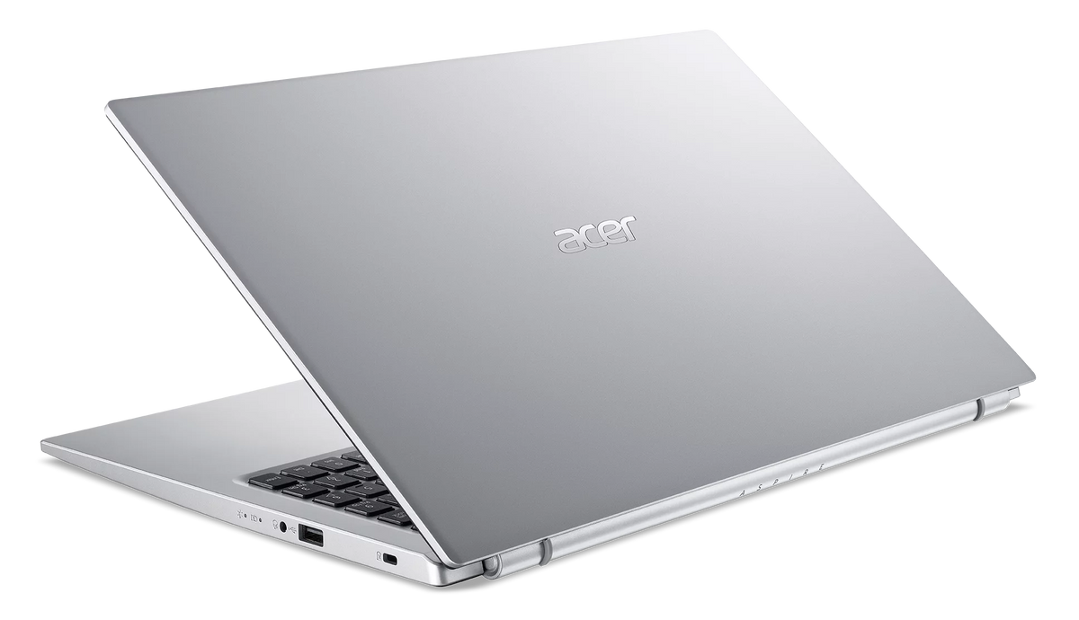 15.6" Full HD Display Intel Celeron N4500 4GB DDR4 128GB eMMC Pure Silver Windows 11 Home Laptop W286225