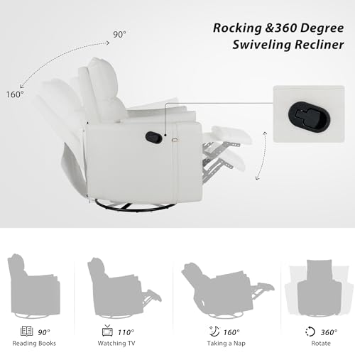 Beige Power Lift Recliner Chair with Adjustable Massage and Heating V6094