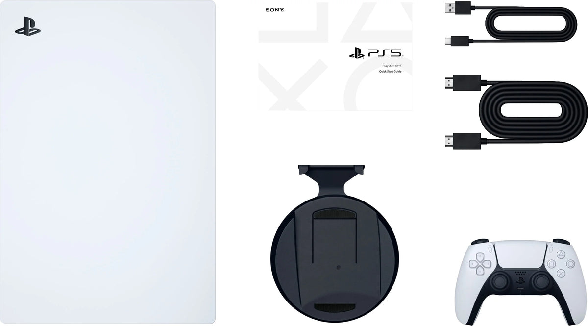 PlayStation 5 Disc Edition Bundle with Controller Charger X914