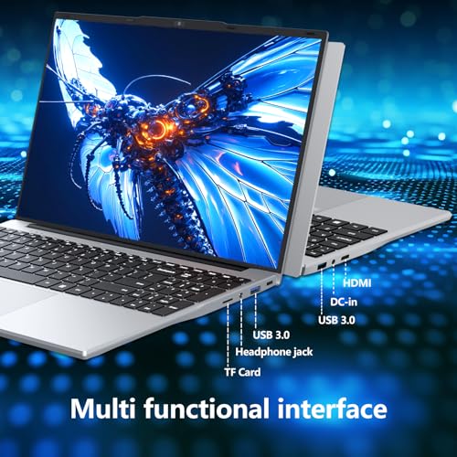 15.6 Inch Gaming Laptop, 16GB RAM 1TB SSD N95 Processor FHD IPS 1920 x 1080 D687483
