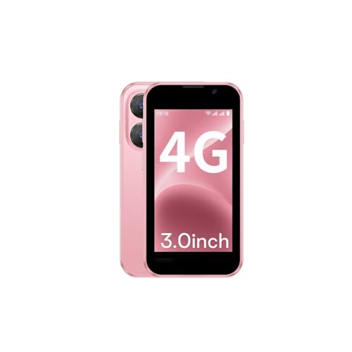 Pink 4G Unlocked Mini Phone with Android System R3102