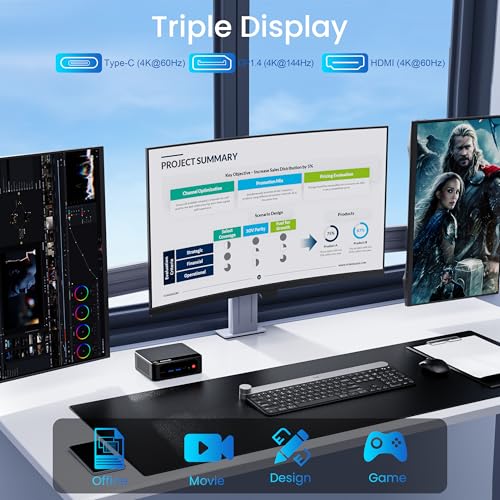 Mini PC AMD Ryzen 7 5825U 32GB RAM 500GB SSD U7962