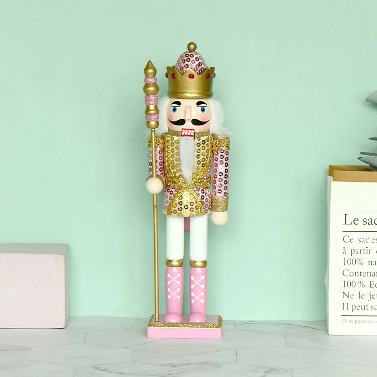 King Nutcracker Soldier Ornament Doll Z9077