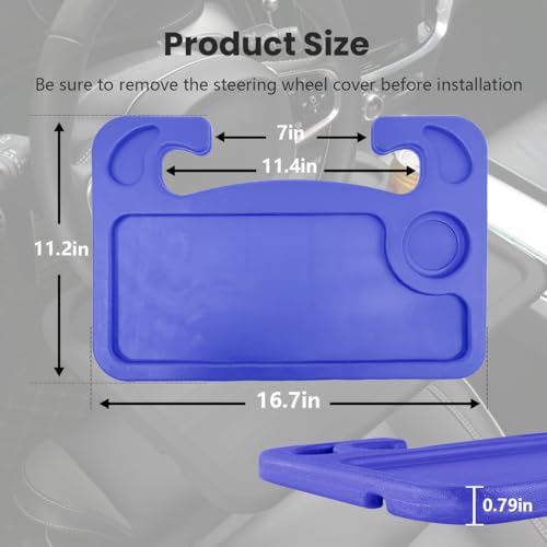 Blue Car Steering Wheel Desk U73789