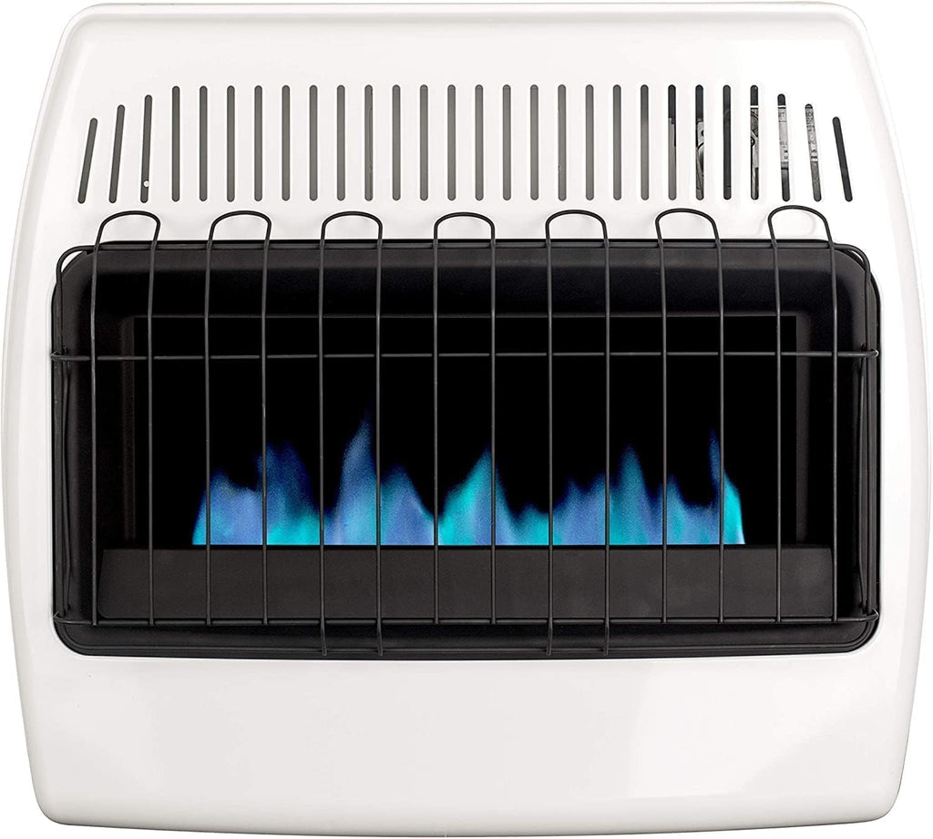30,000 BTU Propane Natural Gas Wall Heater, White S29936