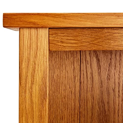 7-Tier Solid Oak Wood Bookcase S821675