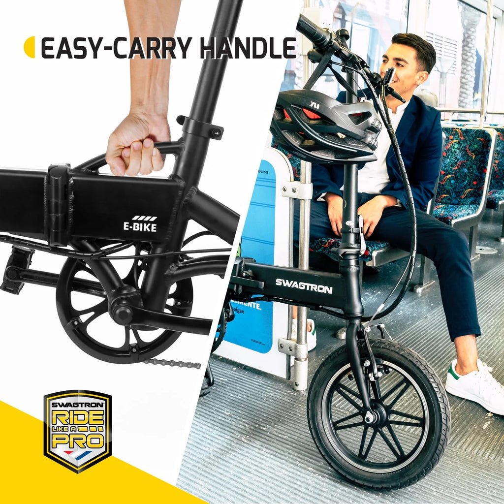 Lightweight Aluminum Folding Electric Bike with Pedals S27188