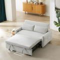 Blue Grey Corduroy 4 in 1 Convertible Sofa Couch Bed J95759