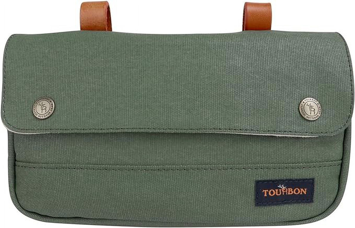 Vintage Canvas Bike Panniers Bicycle Handlebar Bag S607
