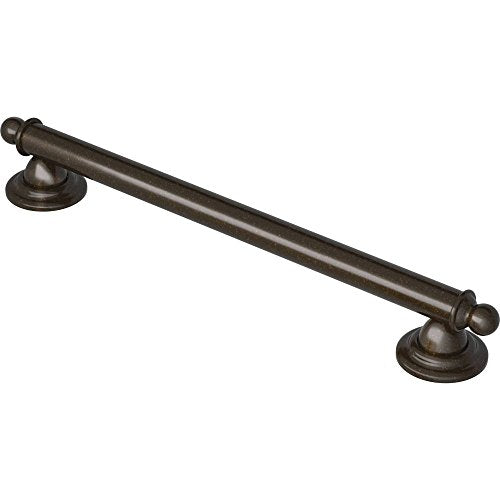 18-Inch Stainless Steel Bathroom Grab Bar, Oil-Rubbed Bronze F43756