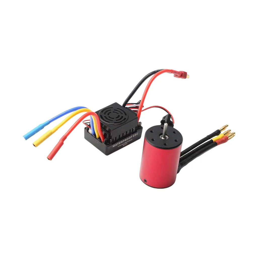 Waterproof Brushless Motor 60A ESC 50Mmx36mm 4 Poles 2300kv J696