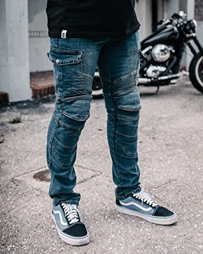 Protective Motorcycle Riding Pants with Removable CE Armor D831065
