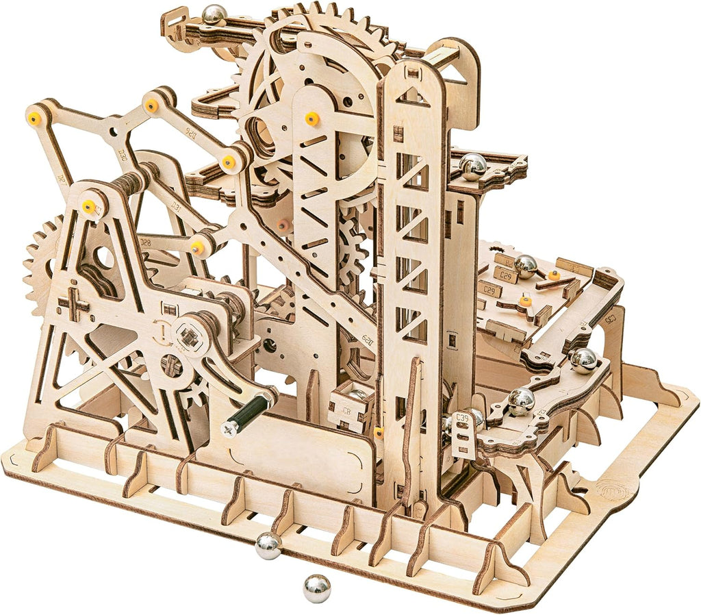 3D Wooden Marble Run Puzzle Craft Toy DIY Model Building Kits F21526
