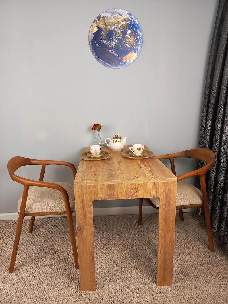 Anthracite Gray Pine Wall Mounted Folding Table H2460